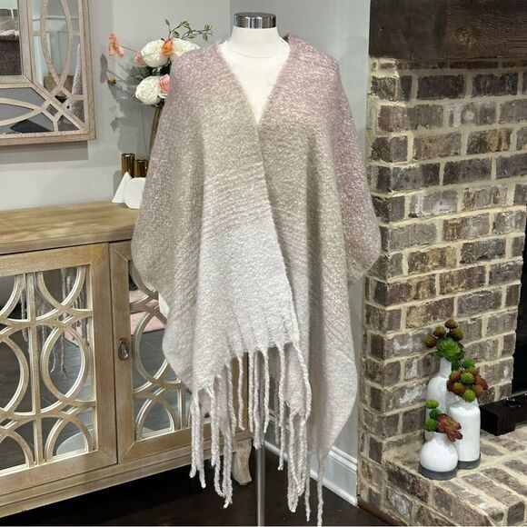 MAR SEA Women’s Ombré Wrap Scarf in Rosewood Combo One Size - Picture 11 of 15